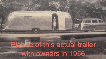 1955 Airstream Ohio Overlander 26ft with interior